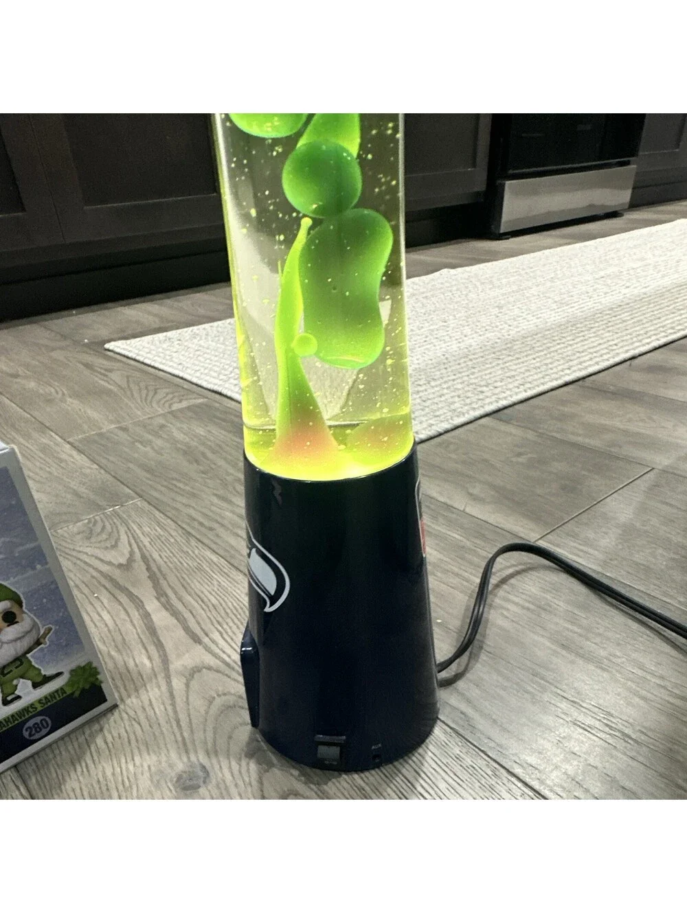 Sporticulture Seattle Seahawks Magma Lamp with Bluetooth Speaker and Funko Pop